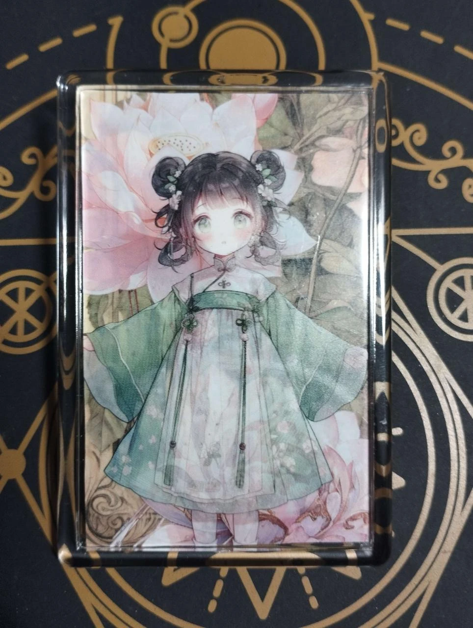 Magnet : Fille aux Lotus